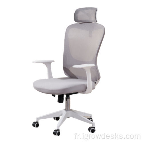 chaises de bureau chaises de bureau PU blanc personnalisé